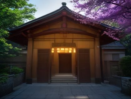 网络架构示意图，蓝紫色调展示CDN节点分布与用户访问路径，5x5x.tv网站内容分发逻辑可视化
